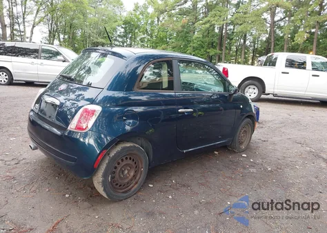 2013 Fiat 500 Pop from USA, damaged, VIN 3C3CFFAR9DT713309